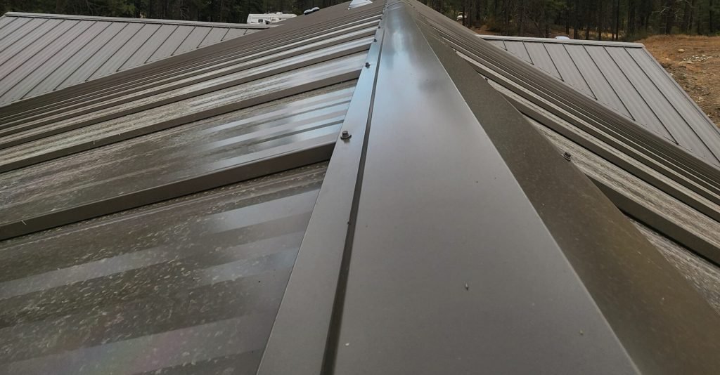 Metal roofing installation by RC Roofing