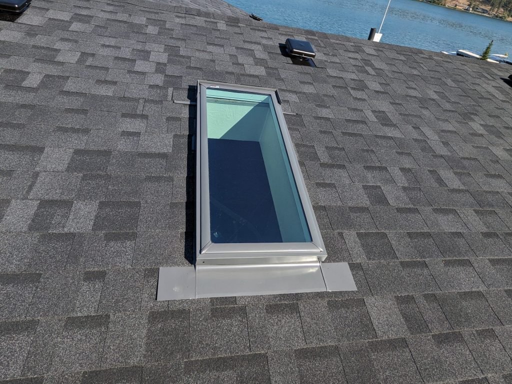 Quality skylight istallation after done by RC Roofing