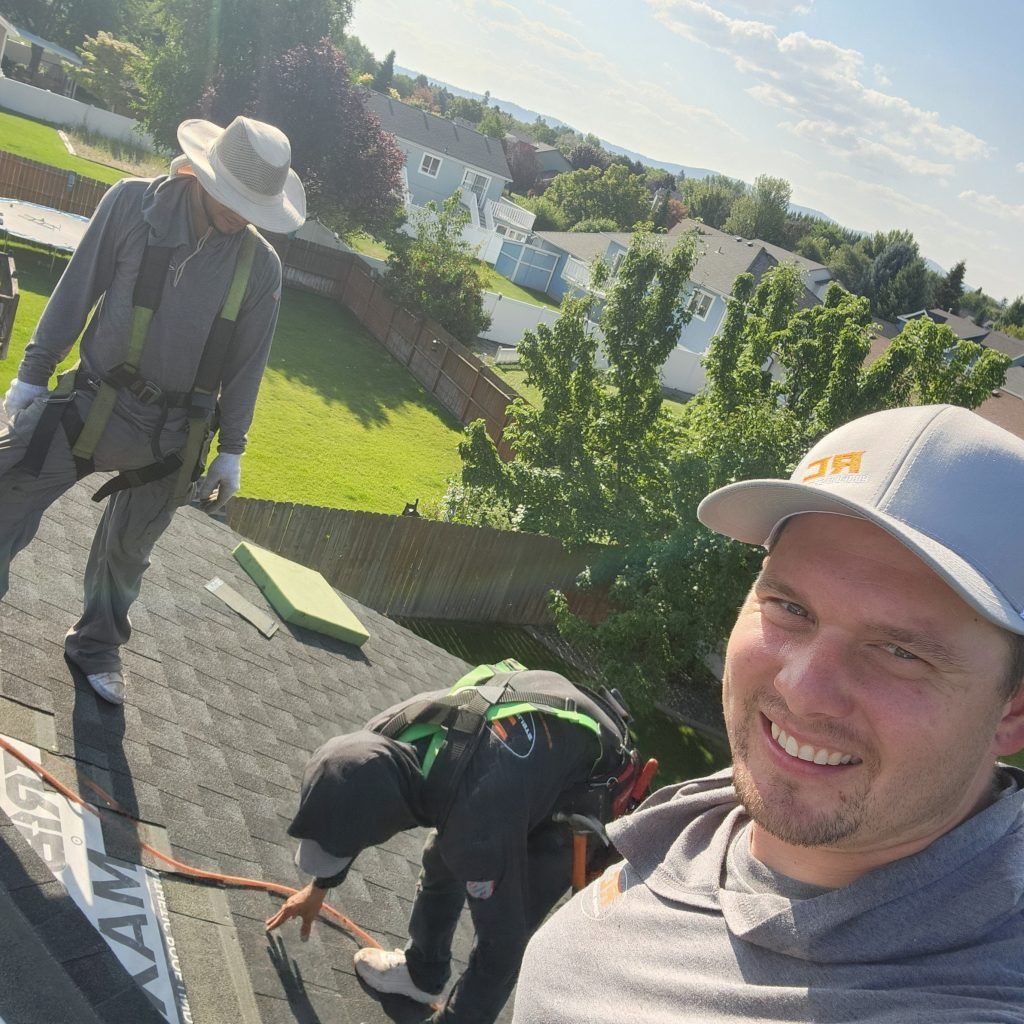 Josh Honald and his crew install a quality roof replacement together