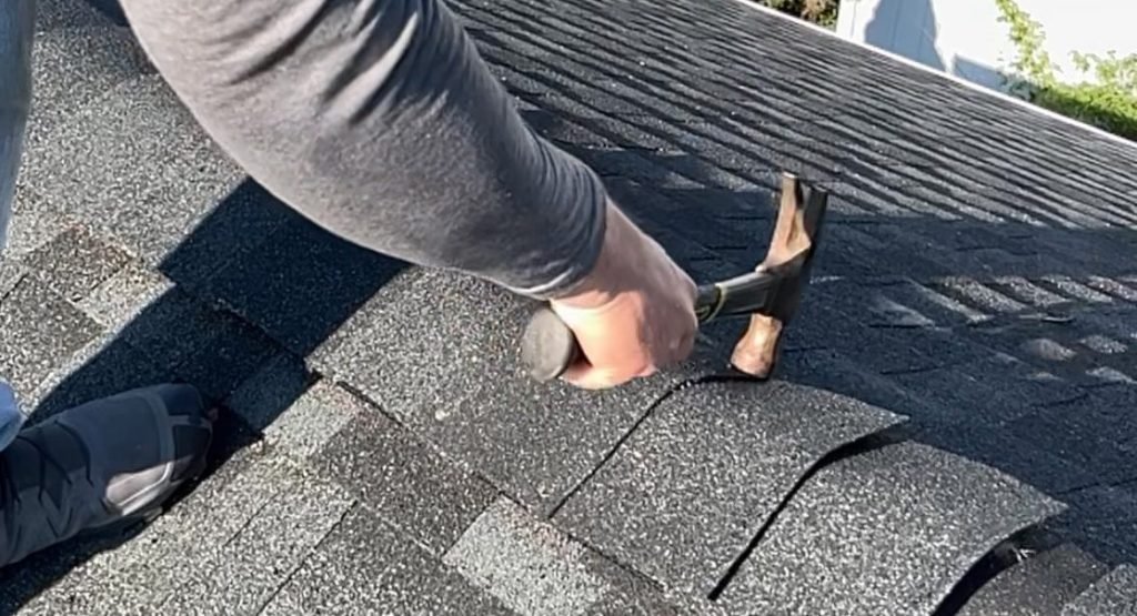 Coeur d’Alene shingle roof repair, ridge cap sealing after wind lift