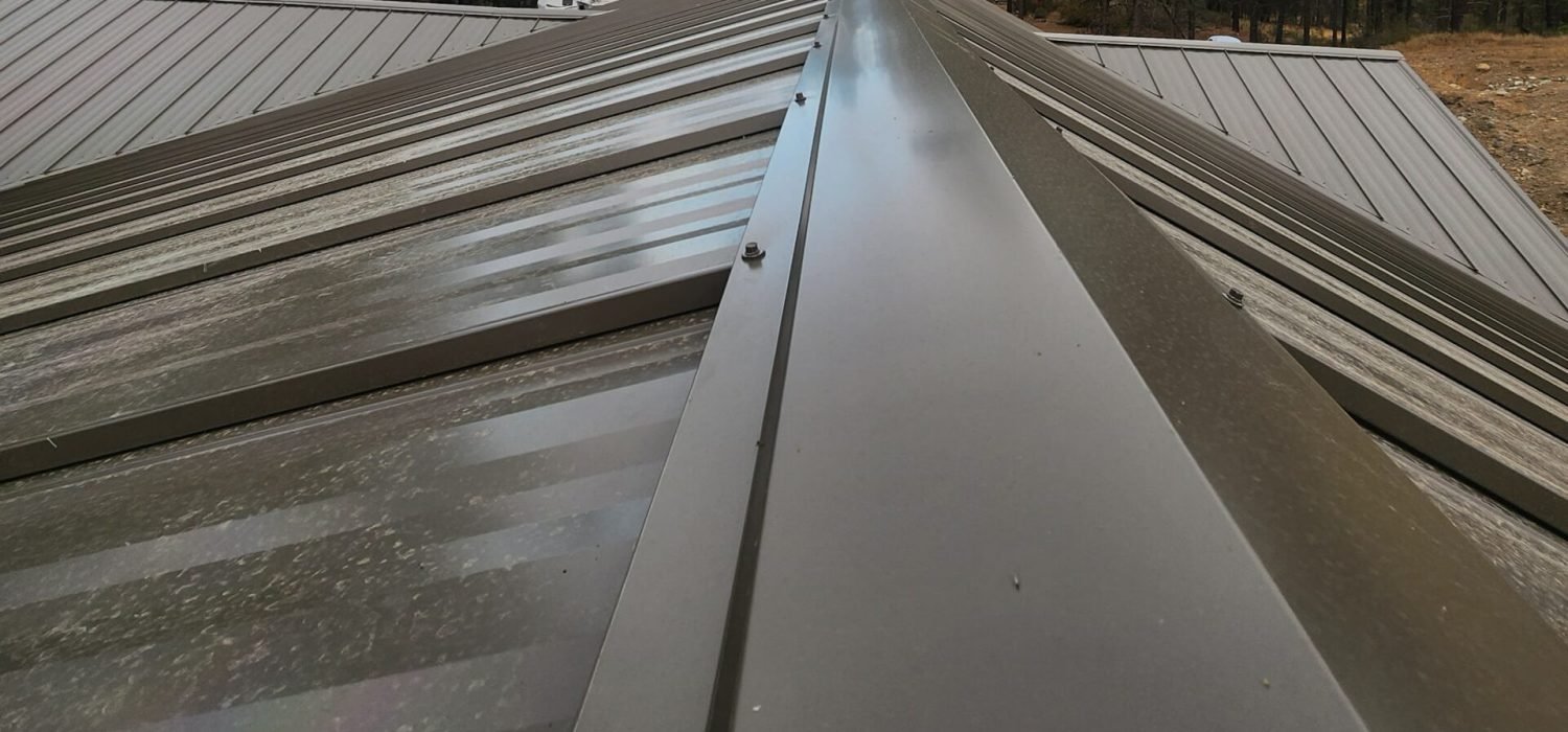 Metal roofing installation by RC Roofing